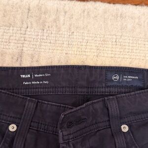 AG Adriano Goldschmied Men's Slim Jeans in Dark Blue